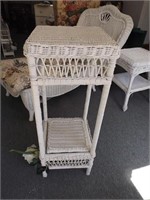 Genuine Tall Wicker Stand -- 36" Tall