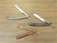 (3) Vintage Straight Razors "As Is"