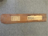Antique Wood shingle from Old North Church N.J.
