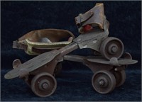 Antique Metal Roller Skates