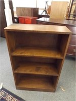Wood Book Shelf -- 38" T x 9" D x 24" W