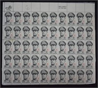 Uncut Sheet Mint State Douglas MacArthur Stamps