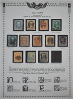 1873 United States Stamps - Philatelic History