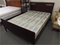 Antique c.1930 Mahogany Full Size Bed