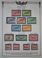 United States Airmail Stamps - Philatelic History