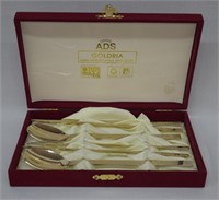 ADS Goldria 24k Gold Plate Spoon & Chopstick Set