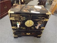 Decorative Oriental Chest Hand Painted