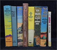 8 pcs. Roy Rogers & Other Western Books