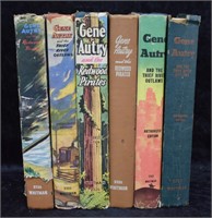 6 pcs. Vintage Gene Autry Books