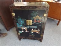 Decorative Oriental Cabinet - Hamd Painted