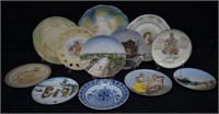 12 pcs. Antique & Vintage Porcelain Plates