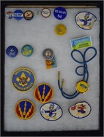 Vintage Collection of Patches & Political Buttons