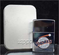 San Diego Padres Baseball Zippo Lighter