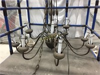2 Chandeliers (No Globe) w/ Moving Cart