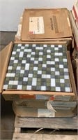 (8) Daltile Boxes of Glass Mosaic Tile