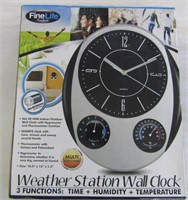 New Weather Station Wall Clock