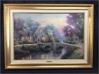 THOMAS KINKADE #431/4950 LAMPLIGHT MANOR PRINT