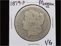 1879 P MORGAN SILVER DOLLAR 90% VG