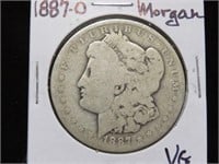 1887 O MORGAN SILVER DOLLAR 90% VG
