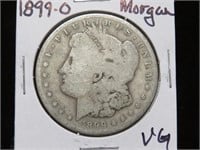 1899 O MORGAN SILVER DOLLAR 90% VG
