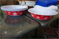 6X CHRISTMAS PARTY BOWLS