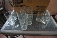 9X ASSORTED GLASSES