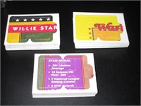 3 1991 Leaf Diamond King Puzzle Cards Sets