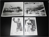 Lot of 4 Vintage Baseball Pictures