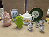 ELEPHANT PITCHER, STANGLE BOWL AND MORE