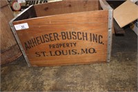 BUDWEISER WOOD CRATE