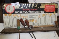 FULLER SCREWDRIVERS ADVERTISEMENT SIGN