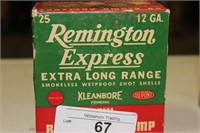 25- 12 GAUGE REMIINGTON