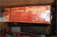 3 RIFLE CLEANING KITS- MISC.  MISSING PARTS