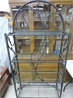 Metal Bakers Stand 34"x13x70