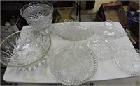 Selection Serving Bowls & Trays, Etc