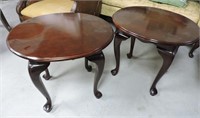 Pair Bombay End Tables