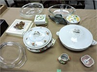 Pyrex, Covered Dishes, Coasters, Etc