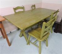 Vilas Maple  Table & 4 Chairs