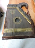Antique Auto Harp  21"x14