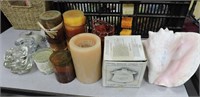 Selection Candles, Conch Shell, Etc