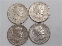 Set 4 Rare 1979 P Mint One Dollar Coins