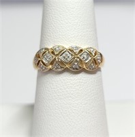 $1500 10K  Diamond(0.04ct) Ring