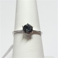 $1200 10K  Black Diamond(1ct) Ring