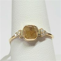 $4000 10K  Yellow Diamond(1.85ct) Ring