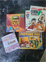 Misc lot of 6 items-New speak out game, picture