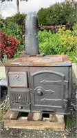 10X WOOD STOVE WITH FLUTE