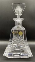 Vintage Crystal Whiskey Decanter - Heavy