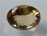 Certified 11.70 Cts Natural Citrine