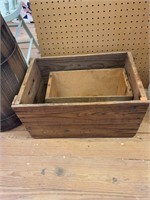 2 Wood Crates