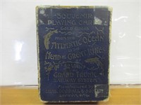 ANTIQUE GRAND TRUNK RAILWAY PLAYING CARDS